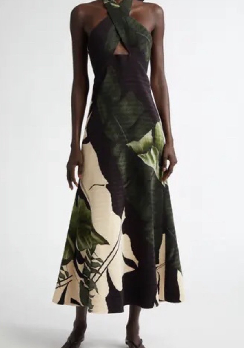 green emerald velvet dress Elegant Expedition Midi Dress