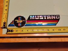 Ford Mustang Vintage 80s Prismatic Decal Ford Mustang Vintage 80s Prismatic Decal