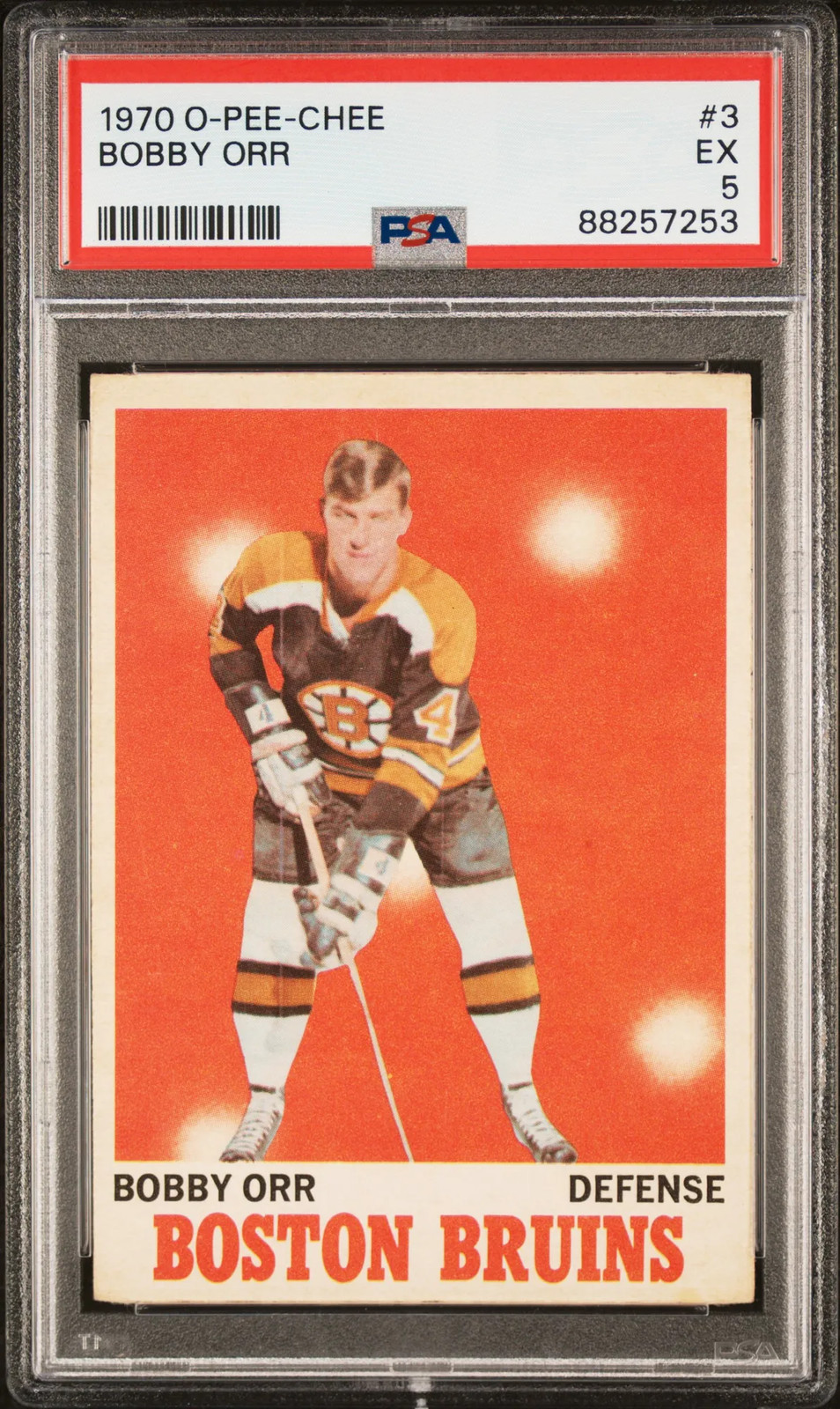 1970 O-Pee-Chee Bobby Orr #3 PSA 5