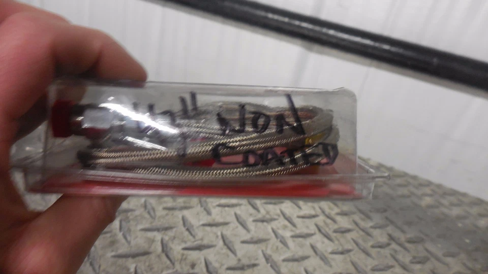 Línea de freno universal Goodridge para motocicleta 43" Harley Chopper Café Honda Kawasaki Foto 4 de 4