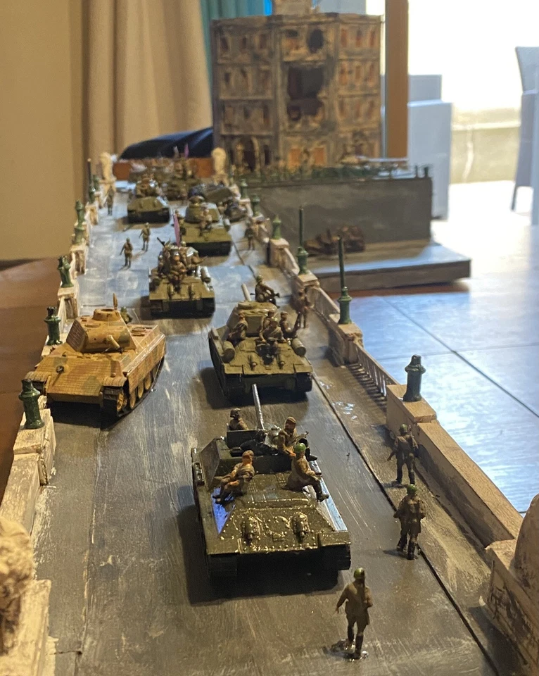 PARTIE C DIORAMA BUILDING RUINE BERLIN 1945 WW2 1/72 (352) - Photo 4/4