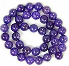 6/8/10mm Purple Dragon Veins Agate Round Loose beads 15"AAA