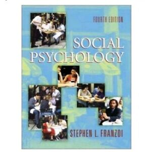 social psychology 5th edition franzoi