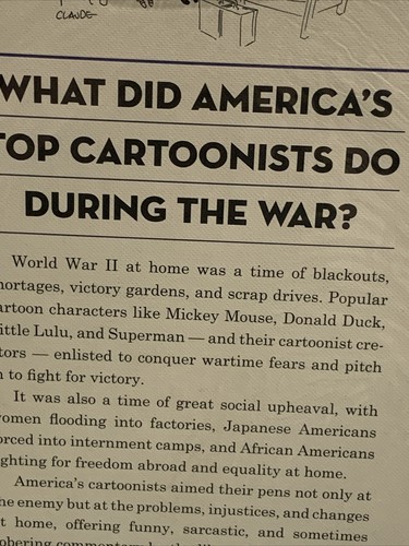 Cartoons for Victory Warren Bernard 1st Edition Cartoons Of WWII - Picture 6 of 8