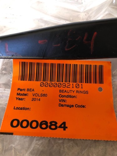 2014 - 2018 VOLVO S60 Front Windshield Wiper Arm w/o Blade Left Driver Side LH - Picture 8 of 15