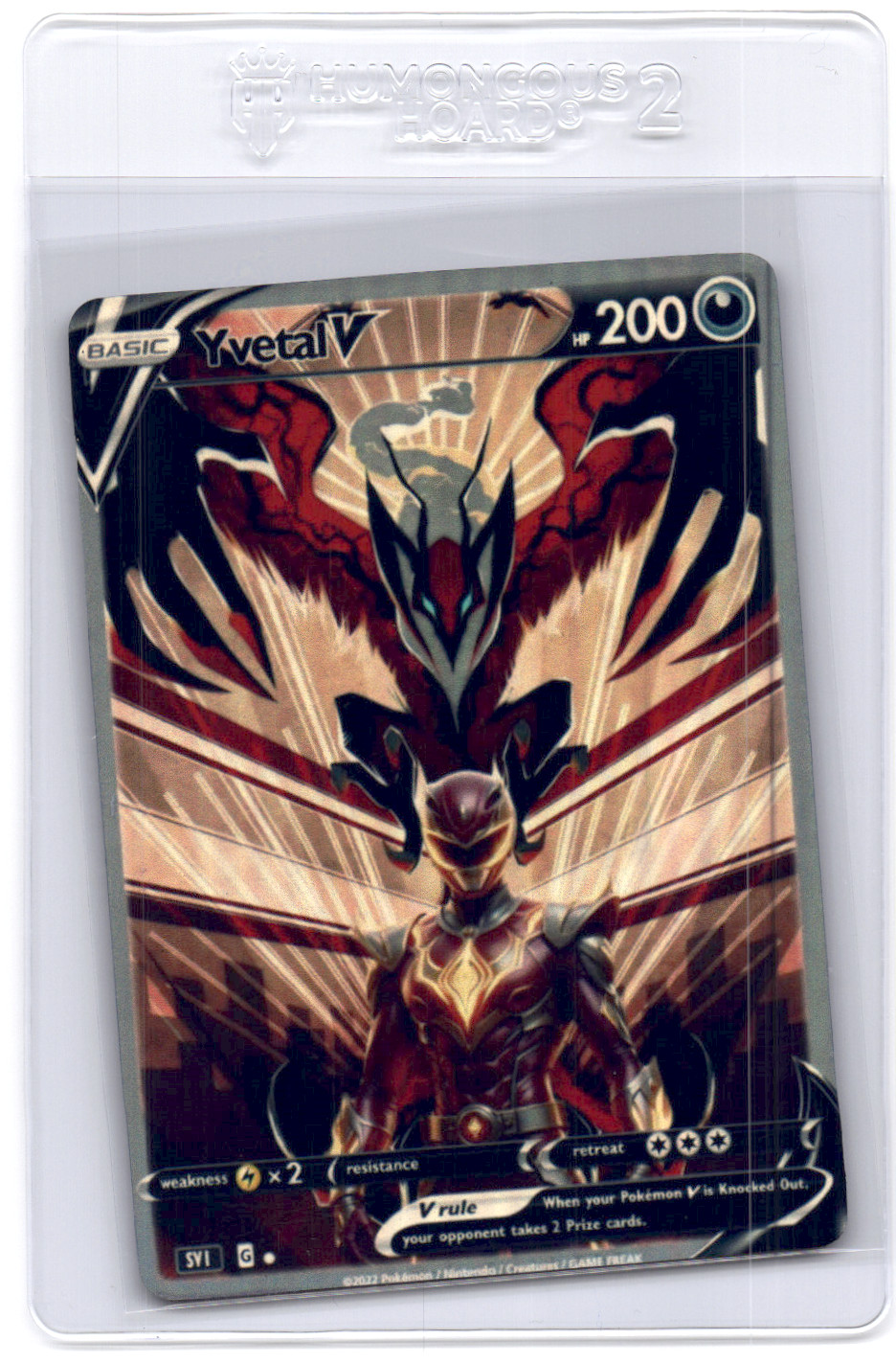 CUSTOMmade madeTOorder full art holo pokemon card PTL502 Yvetal