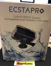 EcstaPro Sabrent Gopro Hero-4-session extended battery pack W/cases H2O