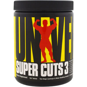 Universal Nutrition Super Cuts 3 Dietary Supplement - 130 Tablets