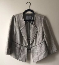 Gray Classiques Entier By Nordstrom Blazer Jacket Size Small