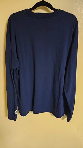 VINTAGE NOTRE DAME ADIDAS LANGARM-T-SHIRT - TOSTITOS FIEST SCHÜSSEL - XL - Bild 2 von 6