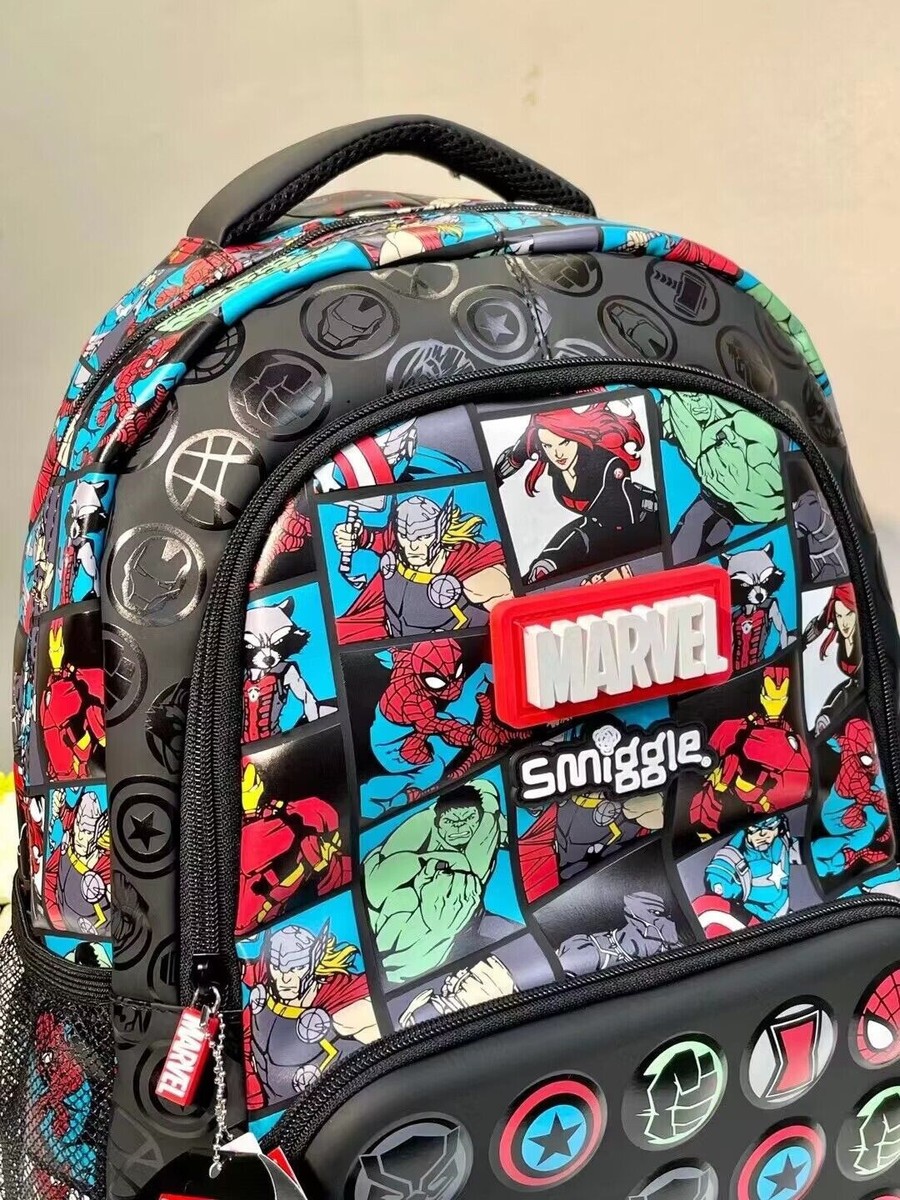 NEW Smiggle marvel Classic Backpack school bags for boy's | eBay