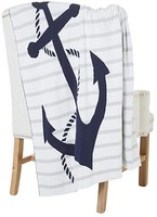 Coastal Home Anchor Knit Throw Blanket One Size on sale Coastal Home Anchor Knit Throw Blanket One Size on sale