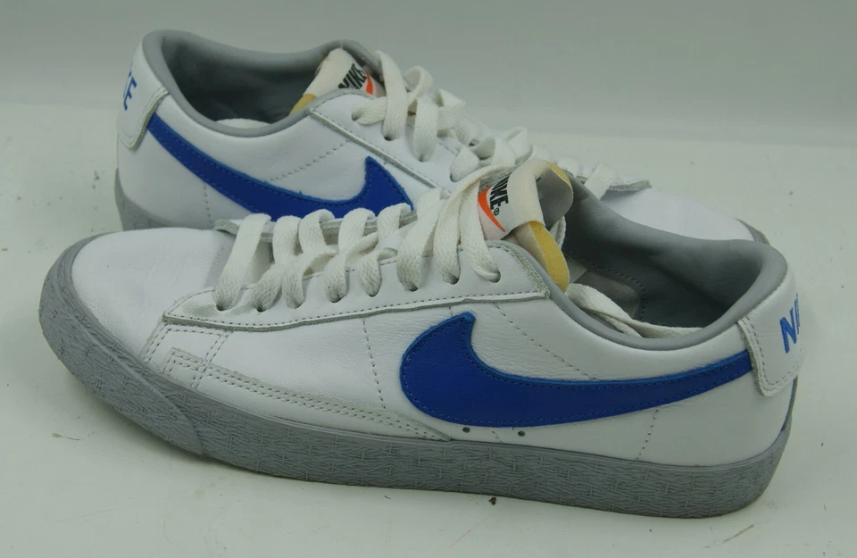 Nike ID Blazer Mujer Tenis Talla 8 Cuero Blanco Zapatos Atléticos 616833-997 Foto 2 de 4