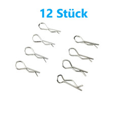 12x RC Karosserieklammern Splinte Klipp Body Clips 24mm Für RC Auto 1/8 1/10