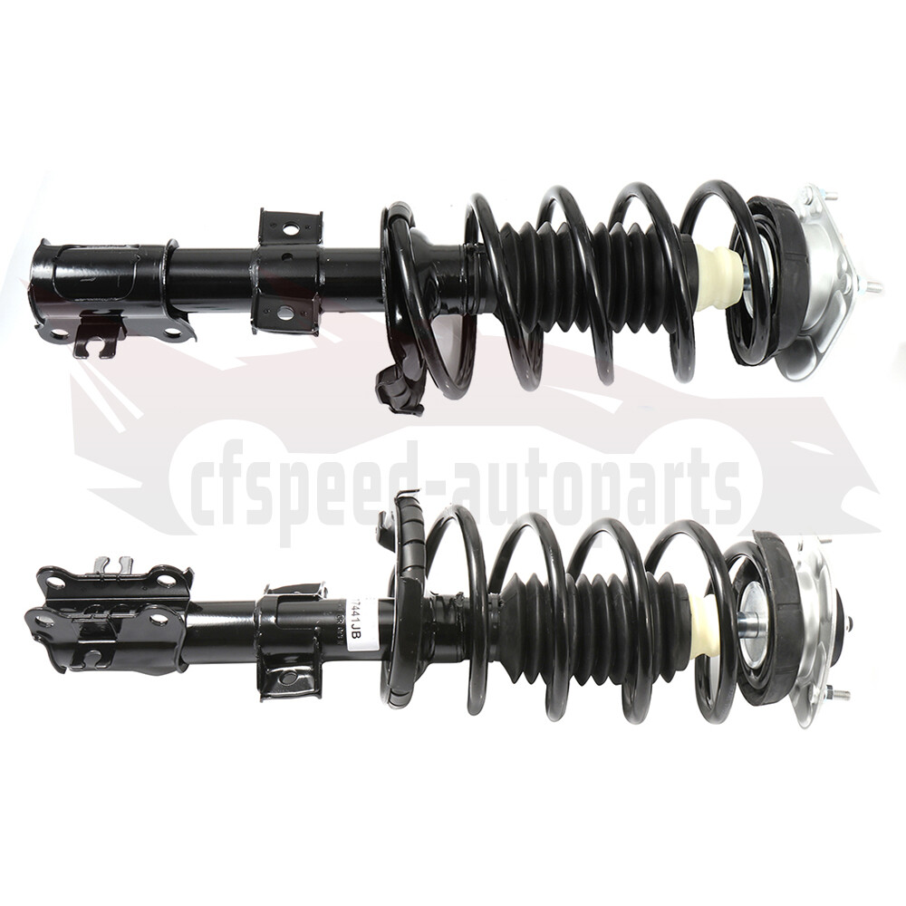 Detroit Axle - 4pc Struts Shocks Kit For Ford 2007-2010 Edge Lincoln MKX  Front Struts With Coil Spring Assembly Rear Shock Absorbers 2008 2009 Suspension  Replacement, image size:1000x1000