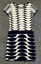 Boden Women's Knit Dress Navy & White Size 12R