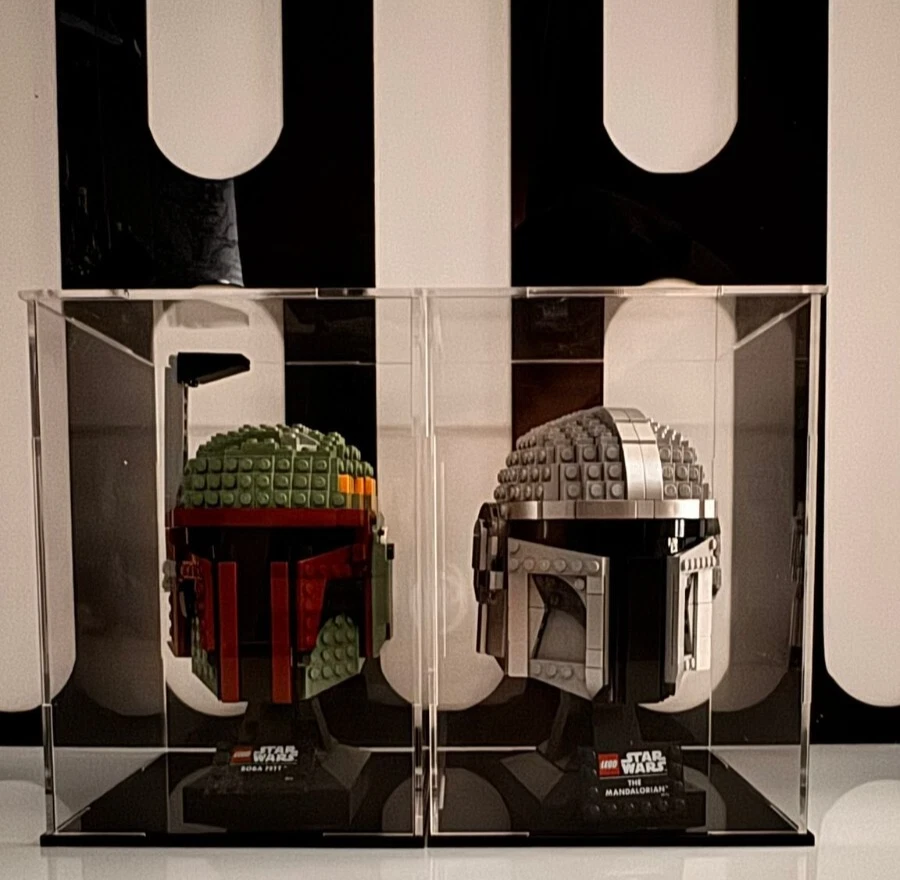 Cast Acrylic Perspex Display case for LEGO® Star Wars Or Marvel Helmet FITS ALL - Image 3 of 4