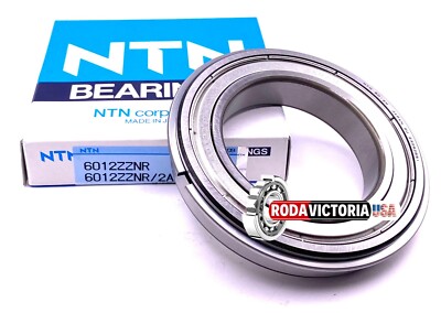 NTN JAPAN 6012 ZZ NR Ball Bearing, Metal Shielded + Snap Ring 60x95x18 mm