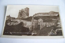 Rare Vintage Or Antique RPPC Real Photo Postcard M2 Castle Scarborough England