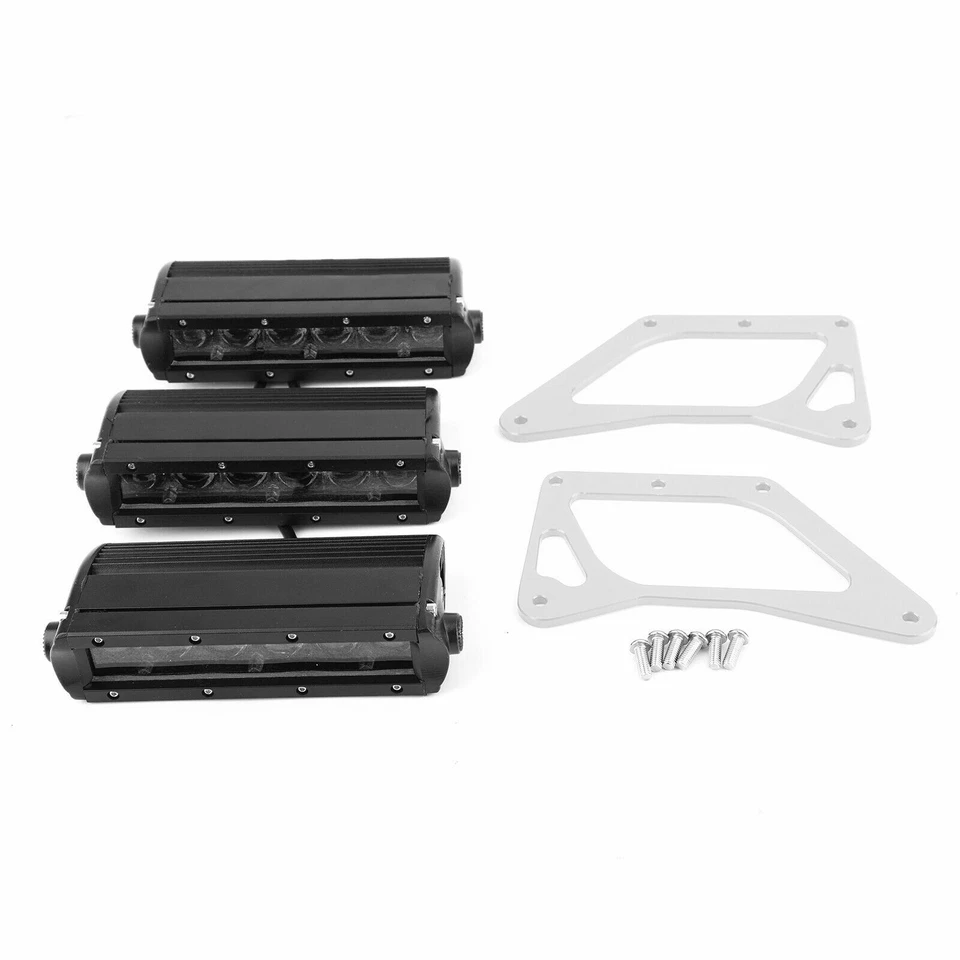 Barra de luz antiniebla LED y soporte para Honda MSX 125 / 125SF Grom 2013-2019 Foto 2 de 4