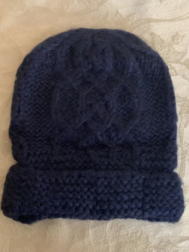 SOMBRERO ATAQUE Puño Sombrero AZUL MARINO Acrílico Plegado Acogedor Tejidos Cálidos Acanalados Cable Gorro - Imagen 7 de 12