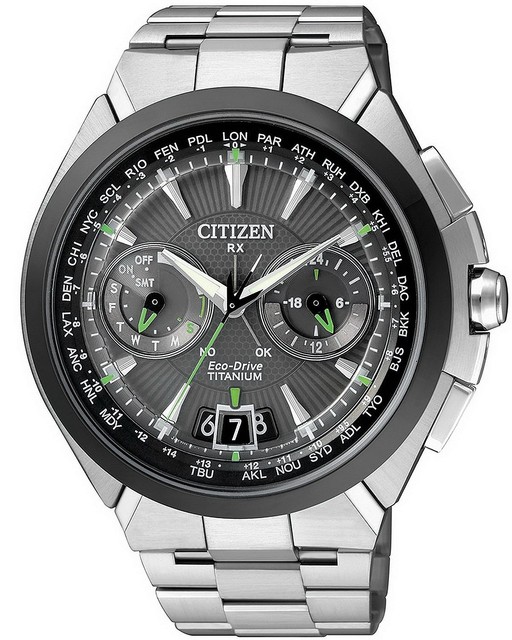 Citizen Mens Titanium Eco-Drive Satellite Wave Watch - CC1084-55E for sale online | eBay