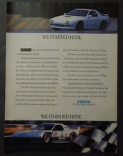 1991 MAZDA RX-7 Turbo Sports Car Magazine Ad - It Just Feels Right.