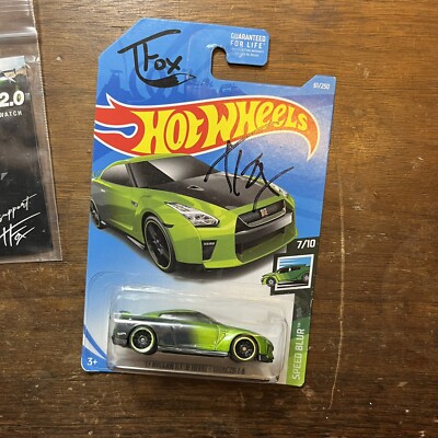 【HOT TOPIC限定】BABYL LP Vintage盤 直筆サイン Tanner Fox Signed Guaczilla GTR Hot Wheel With Vinyl Wrap And Hot