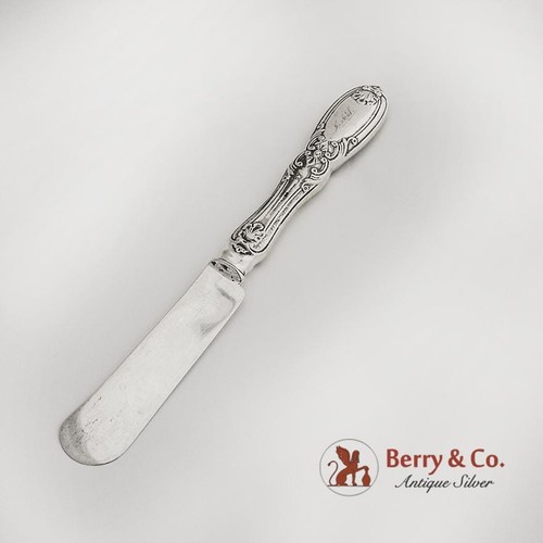 Master Butter Knife Hollow Handle Coin Silver 1860 Mono JAS eBay