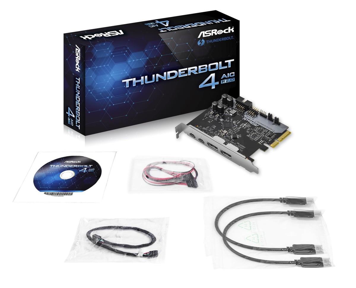 ASROCK THUNDERBOLT 4 AIC R2.0 Expansion Board Intel 500