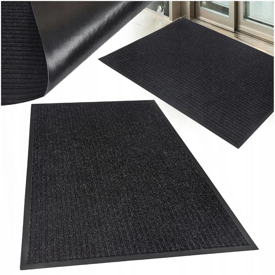 Schmutzfangmatte für Innen & Außen Fußmatte Waschbar Robust Rutschfest Türmatte - Bild 2 von 4