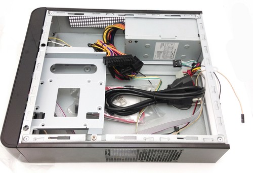 NEW Linkworld Black Mini-ITX Media Center HTPC Desktop/Tower PC Case w/ 200W PSU - Picture 7 of 14