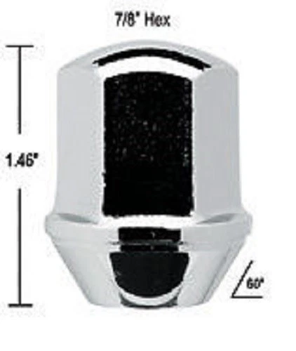 24 piezas Dodge Ram 1500 2019-2024 cromo tipo OEM tuercas sólidas 14x1,50 #AP- 1709D Foto 2 de 2