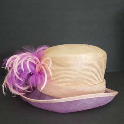 Vintage Plaza Suite NY Teal Wool Formal Hat Feathers Accent Church Evening Derby plaza suite Hats for Women on Sale up to 90% Off: Poshmark main image 3