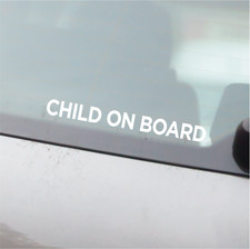 Child on Board lettering - Car Window Bumper Vinyl Decal Sticker