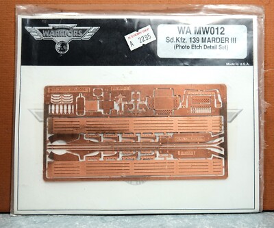 1/35 WARRIORS Sd.Kfz. 139 MARDER III PHOTO ETCH DETAIL SET # WA MW012