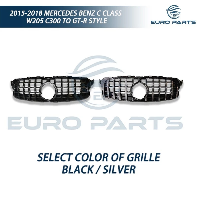 Комплект переднего бампера для Mercedes Benz класса C W205 C300 — GT-R 2015–2018 годов выпуска - Изображение 4 из 4