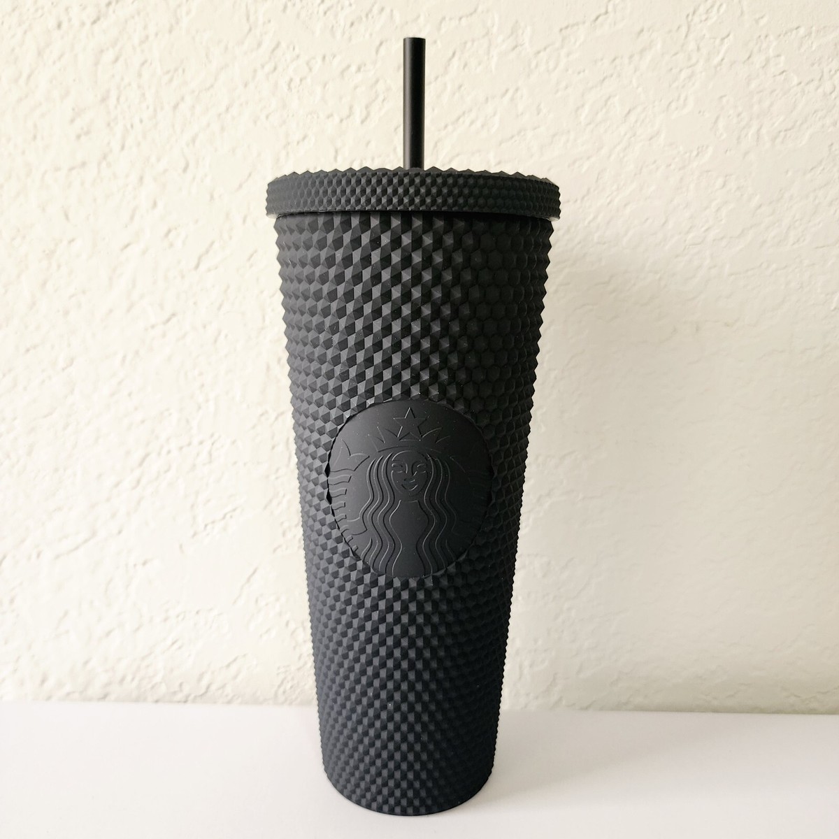 Starbucks Black Matte Studded Cold Cup Tumbler 24 oz | eBay
