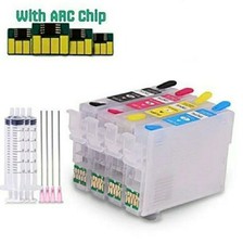 Refillable ink Cartridges Fits Epson 16/16XL- WORKFORCE WF 2630 2650 2660 2510