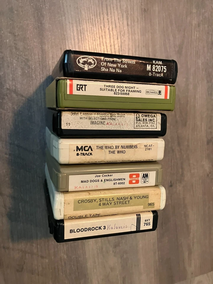 Lot Of 7 8 Tracks The Who Joe Crocker John Lennon Three Dog Night + - Image 2 of 4