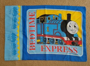 thomas the tank engine pillow case