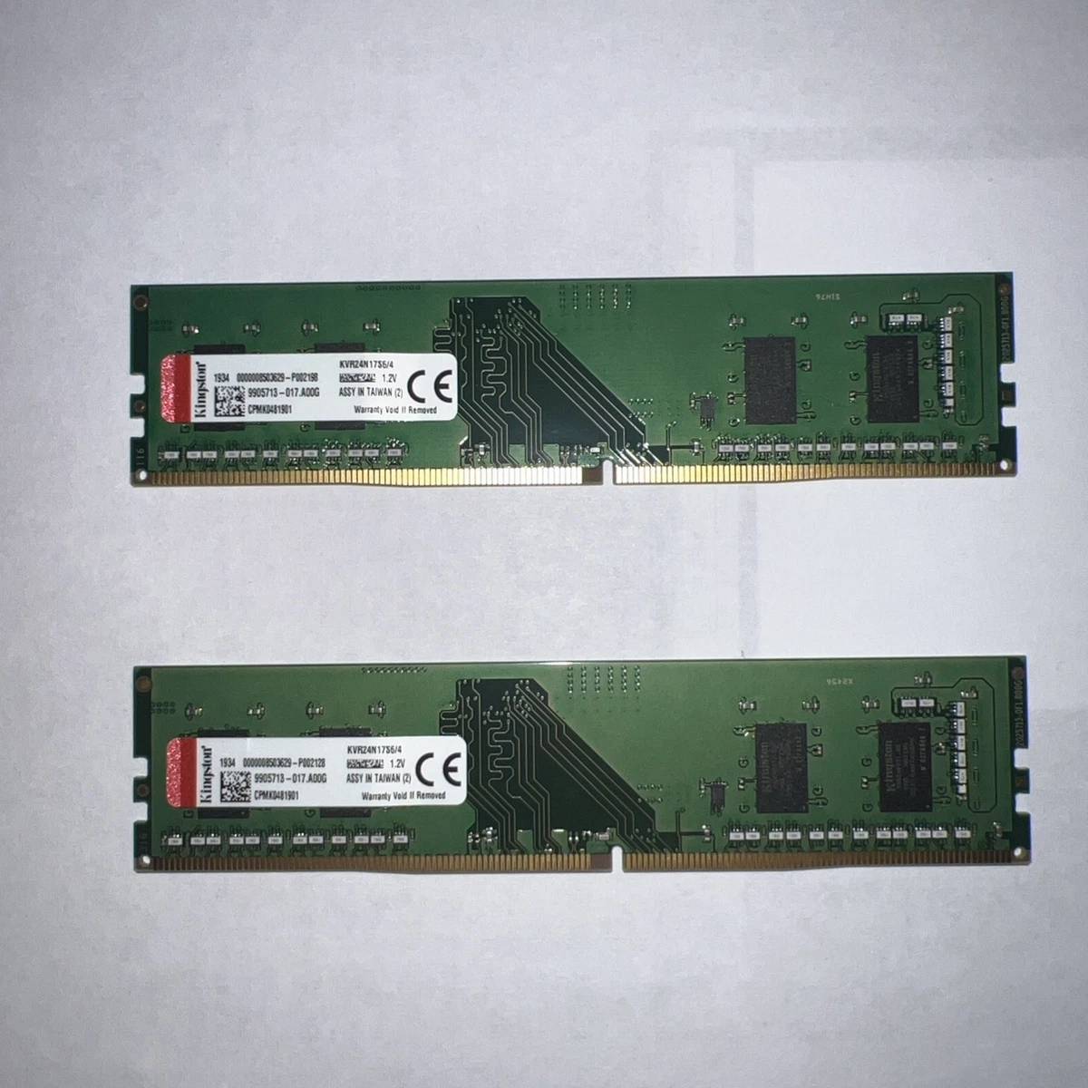 Kingston DDR4 SDRAM 4 GB Capacity per Module Memory (RAM) for sale