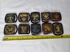 19 X Of Vintage Boys Scout Woggles Leather