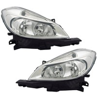 Scheinwerfer Set FüR Renault Clio 3 R 2005-2009 Chrom H7 LWR Stellmotor