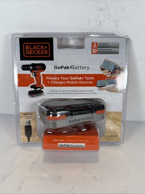 #ad BLACKDECKER BCB001K Lithium Ion Battery New Sealed Charger Tools $44.99