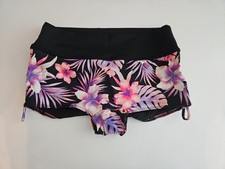 Victorias Secret Black Neon Floral S Shortie ...