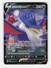 Honchkrow V 088/172 Holo Ultra Rara Confezione Premio Serie Carte Pokemon Near Mint