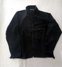 M990 Harriton Men's Full-Zip Fleece Jacket. Size M.  Black