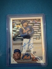 Francisco Alvarez RC Refractor Auto 482/499 2023 Topps Chrome #RA-FA Mint Rookie