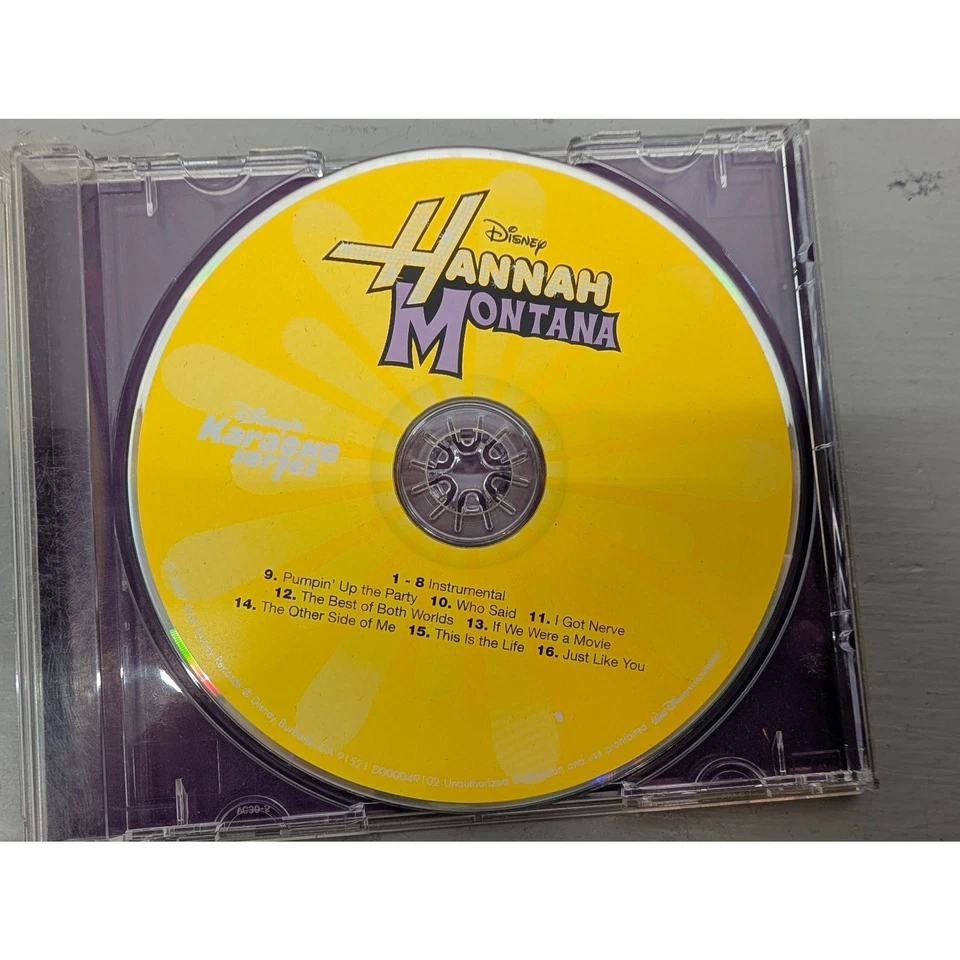 Disney Hannah Montana Serie Karaoke Versiones Vocales Instrumentales Foto 2 de 4